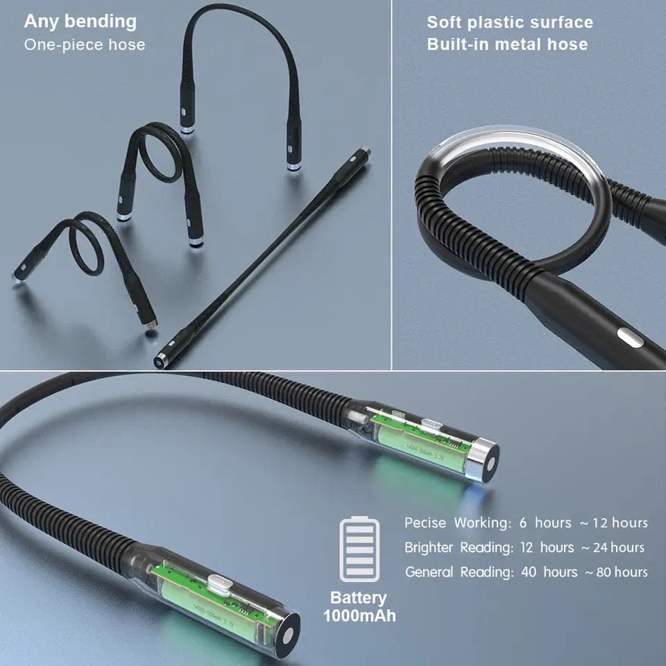 Neck Reading Light, Dual Flash Neck Lamp, Rechargeable Neck Light, 3 Modes Hug Reading Lamp, Portable Book Lamp, Novelty Flashlight, Book Lamp Night Light, Neck Led Light Neck Reading Light, Dual Flash Neck Lamp, Rechargeable Neck Light, 3 Modes Hug Reading Lamp, Portable Book Lamp, Novelty Flashlight, Book Lamp Night Light, Neck Led Light